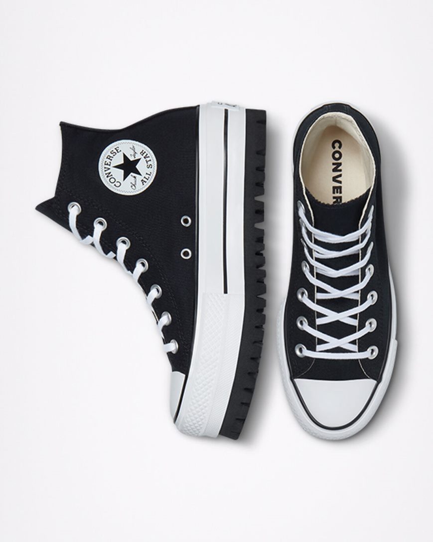 Pantofi Platforma Dama Converse Chuck Taylor All Star Trek Inalti Negrii | RO ZLDRC306